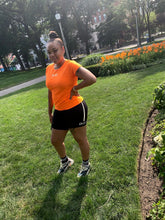 Load image into Gallery viewer, Orange reflective tee