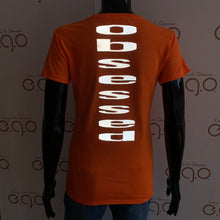 Load image into Gallery viewer, Orange reflective tee