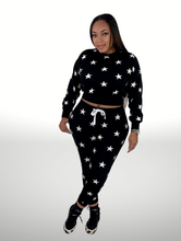Load image into Gallery viewer, Star print sweatsuit