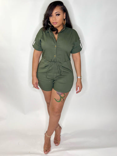 Olive Romper