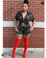 Load image into Gallery viewer, Camo Romper