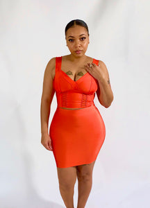Sunkist skirt set